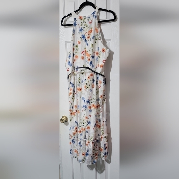 GORGEOUS ELLE midi summer dress, NWT, halter-style top, hi-low hem, XXL - Picture 5 of 11